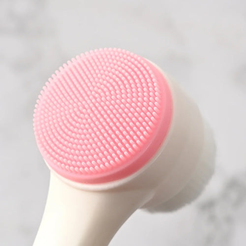 DuoGlow – Brosse Nettoyante Visage 2-en-1