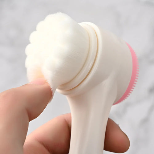 DuoGlow – Brosse Nettoyante Visage 2-en-1